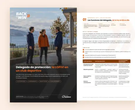 Kit Delegado de protección: portada y ficha de funciones del delegado