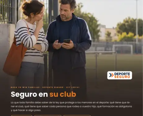Back to Win Familias · Seguro en su club (kit LOPIVI)